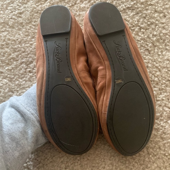 Lucky Brand Emmie cognac ballet flat size 7.5 - Picture 4 of 5